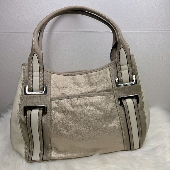 Tignanello Bronze Shoulder Bag w/ pouch - Picture 1 of 16